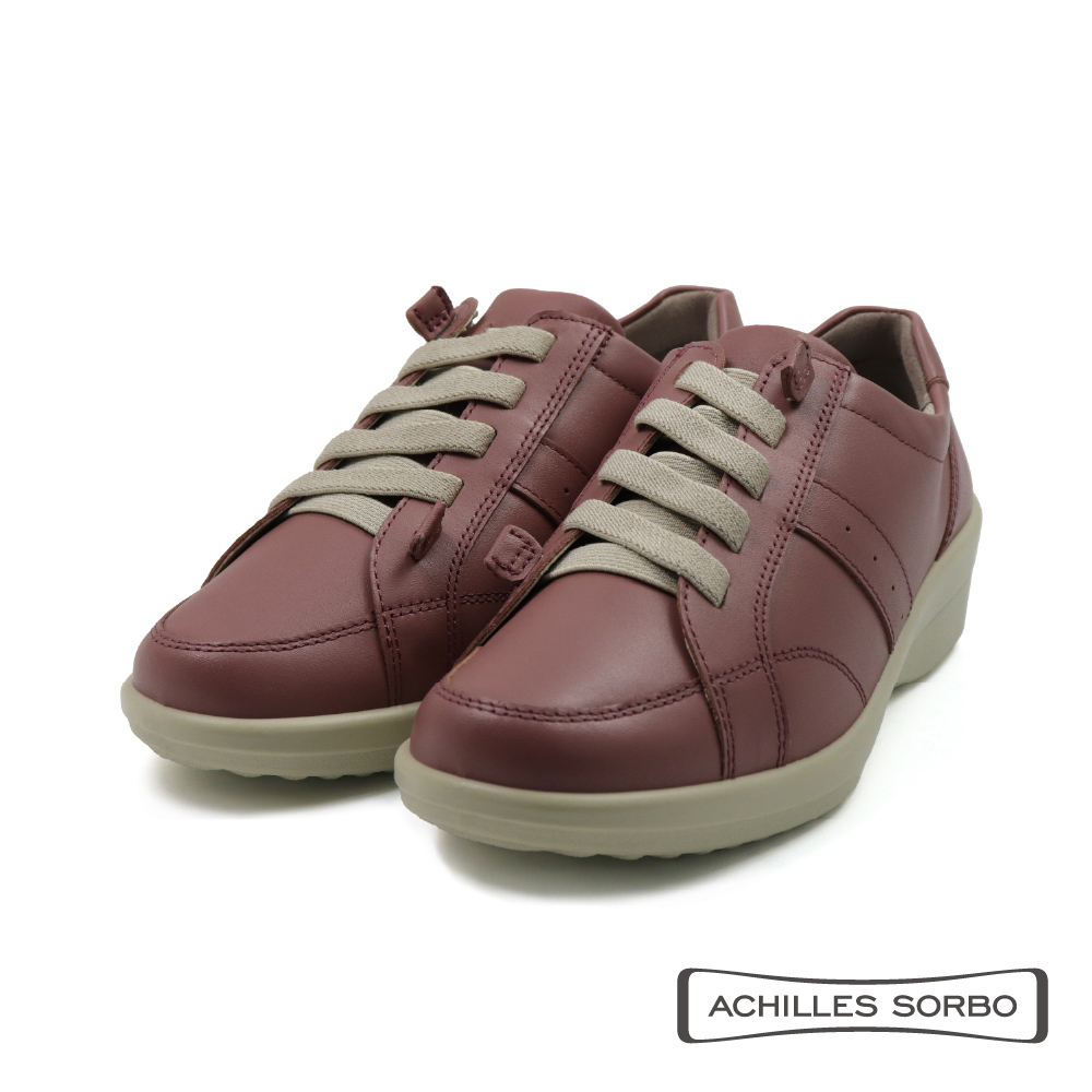 【Achilles】日本健康機能增高免綁帶休閒鞋 磚紅色(ASC588-RS)
