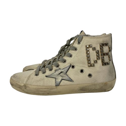 【台中廣三SOGO店】GOLDEN GOOSE/高筒運動休閒鞋/38/g34ws591 b55