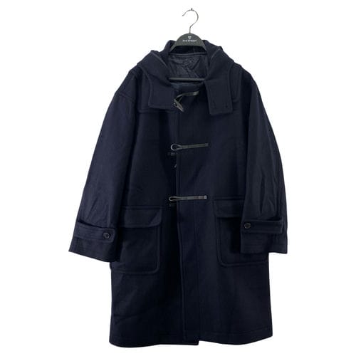 【台中一中店】無印良品/牛角釦大衣/M/