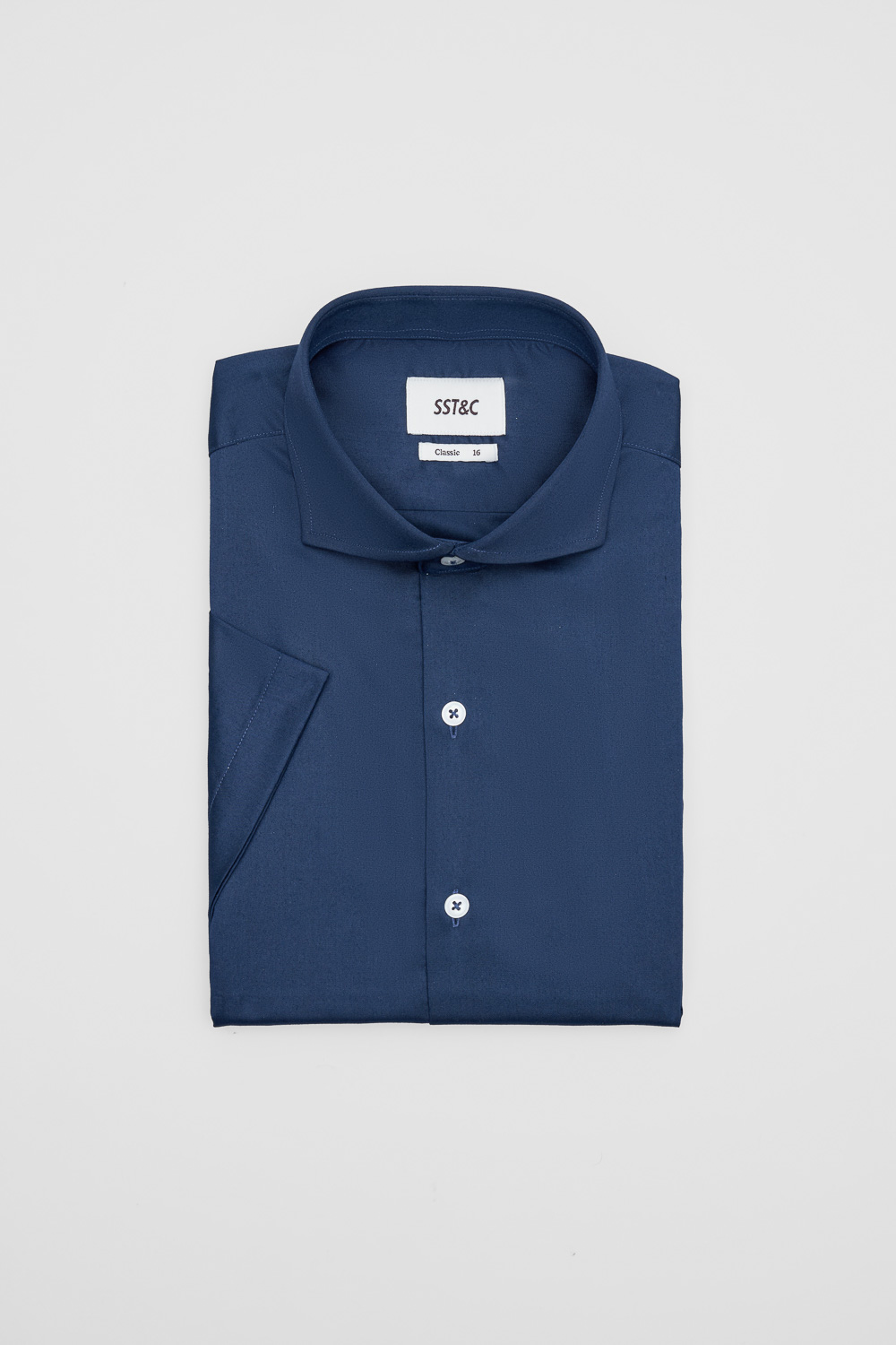 SST&C Midnight Blue Classic Fit Shirt | 00072506004_0