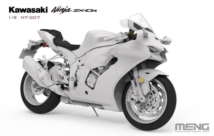 MENG 1/9 川崎Ninja ZX-10R 組裝模型