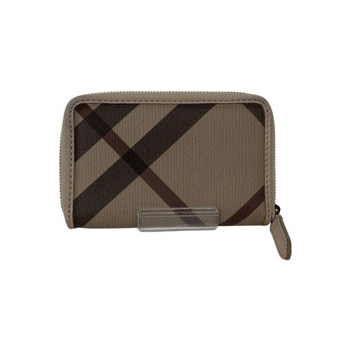 【台北西門店】BURBERRY/錢包其他種類//SMOKED CHECK BURNHAM ZIP COIN