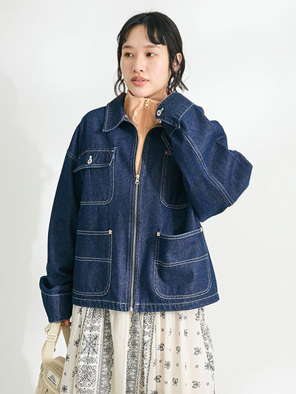 率性大口袋設計牛仔外套(0P000366300) - CRAFT STANDARD BOUTIQUE