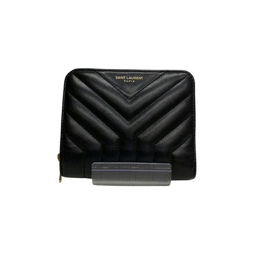 【新竹湳雅廣場店】SAINT LAURENT/對折錢包//GUE668323 0122