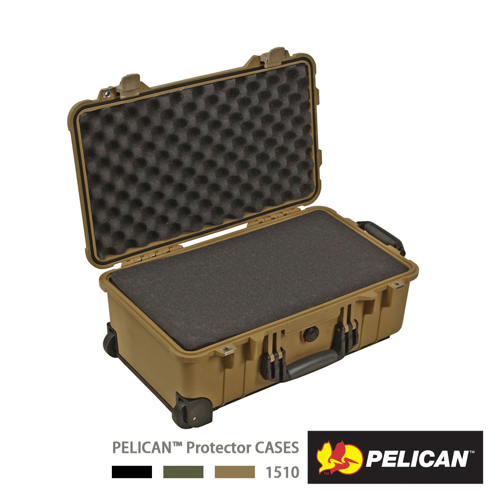 【PELICAN】1510 含輪座/泡棉氣密箱 公司貨_3
