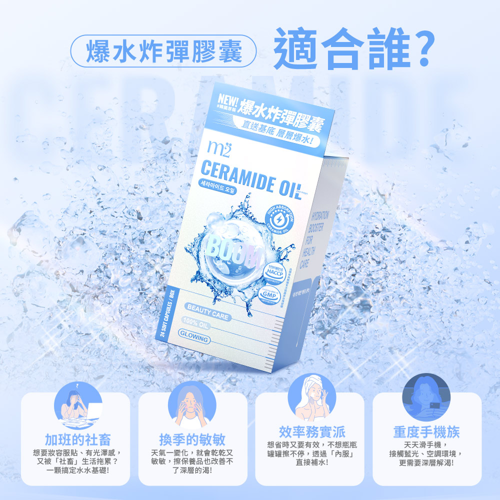 【m2美度】超能水光精粹軟膠囊(24入/盒)+超能膠原飲(8入/盒)x3 -預購6/27後陸續出貨_3