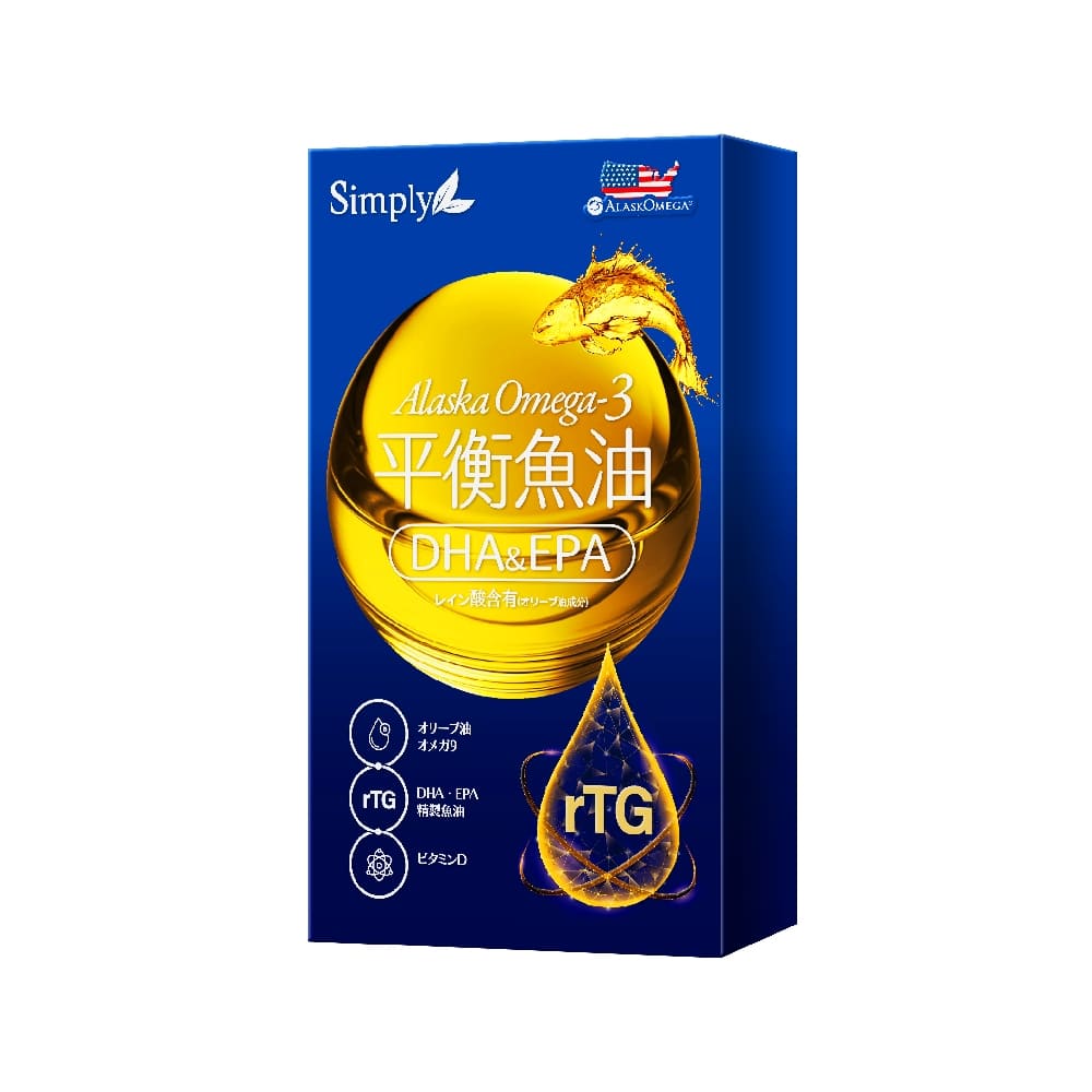【Simply新普利】365 Omega-3平衡魚油10顆