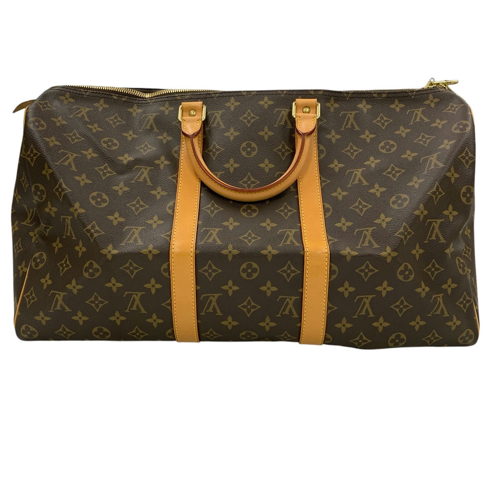 Louis Vuitton/M41426/棕色經典老花/Keepall 50/手提包