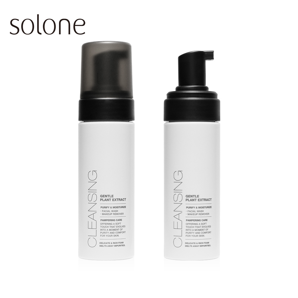 【新品】Solone 淨潤雙效洗卸慕斯/溫和植萃150ml_0