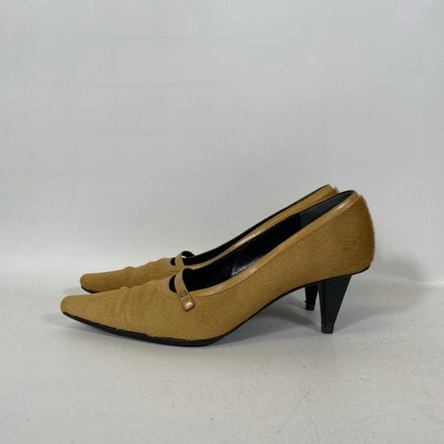 【台中廣三SOGO店】GIANNI VERSACE/淺口皮鞋/38/