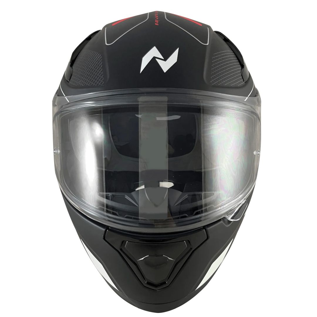 【透明鴨尾】Nikko N812 #1 進化觸發者 消光黑白橘  全罩式安全帽_1