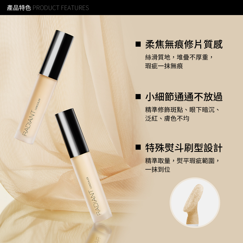 【新品】Solone 底妝家族防曬組(妝前精華/任選1款+防曬隔離凝乳+粉底液/任選1色+遮瑕乳/任選1色+蜜粉餅/任選1色+定妝噴霧) 贈 專屬訂製束口收納袋(絨布款)+彎月底妝抹刀+訂製迷你手拿鏡_7