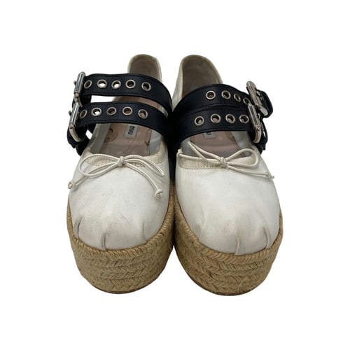 【忠孝復興店】MIU MIU/草編鞋/35/