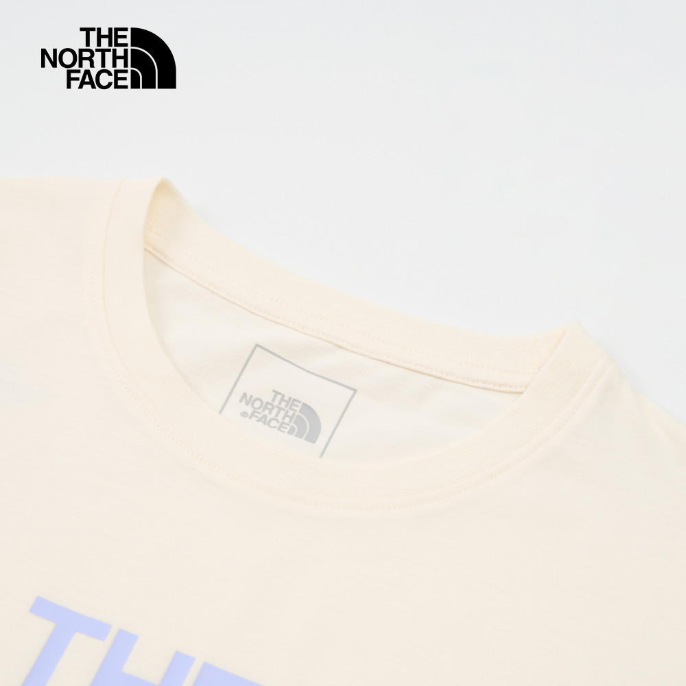 The North Face北面女款米白色吸濕排汗短袖T恤｜8CK9QLI_4