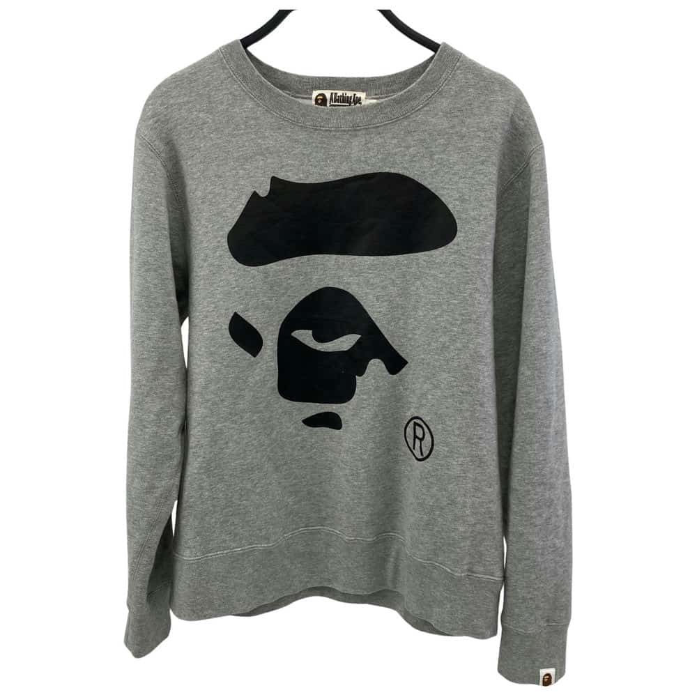 【南港店】A BATHING APE/圓領休閒服/M/001GDJ201002H