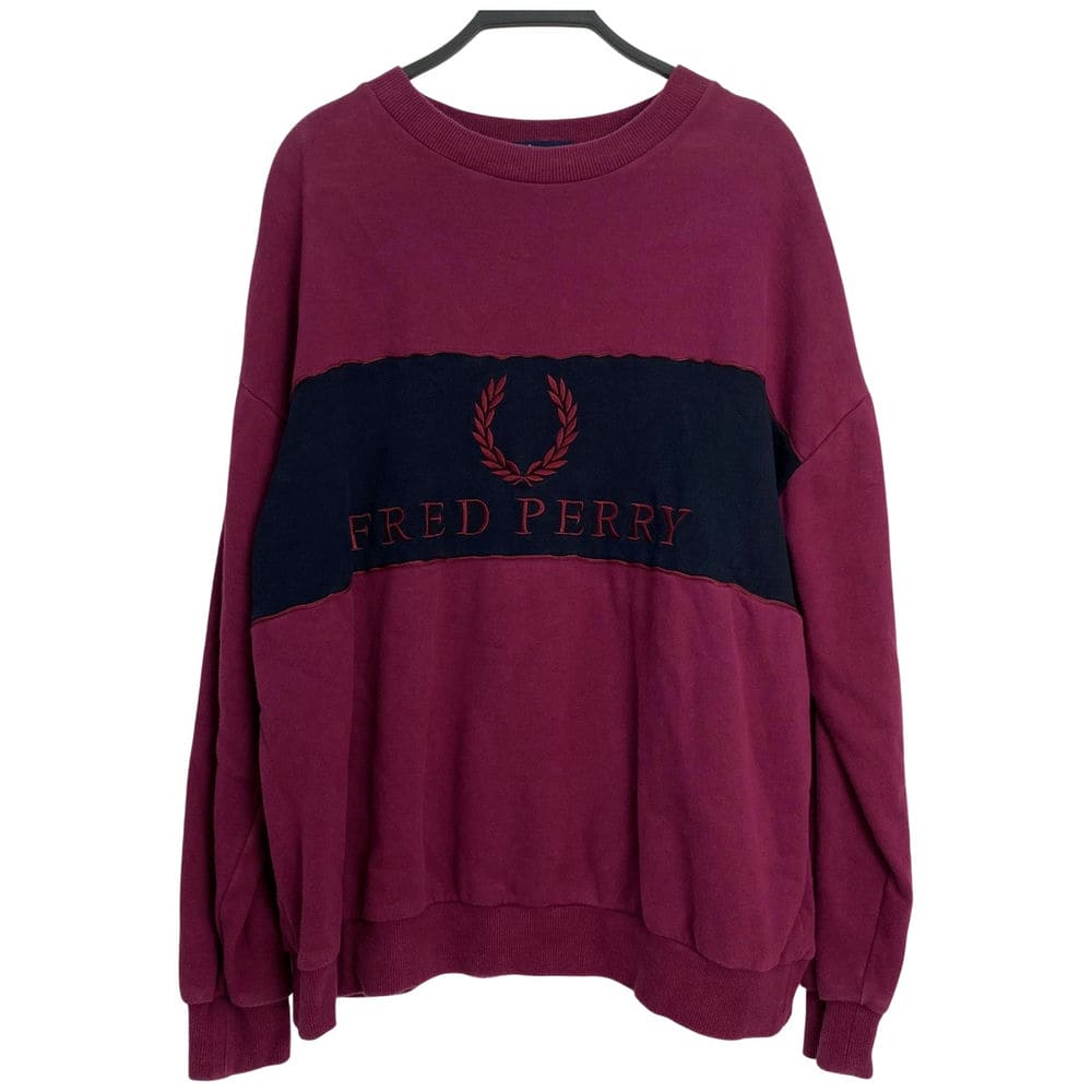 【環球屏東店】FRED PERRY/圓領休閒服/L/