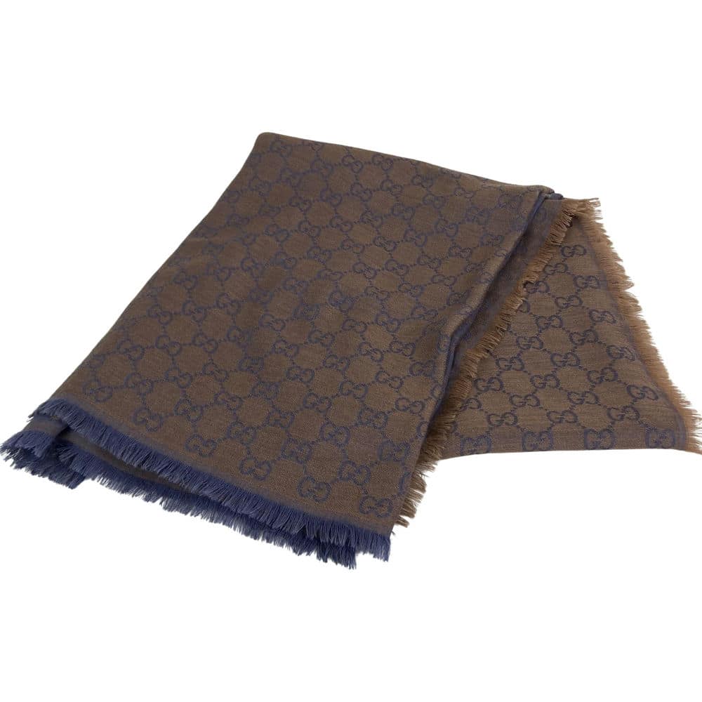 【環球桃園A8店】GUCCI/圍巾//