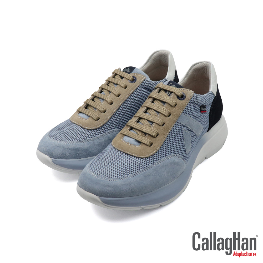 【CALLAGHAN】西班牙原廠超輕量防汙絨面休閒鞋 藍色(61203-BU)