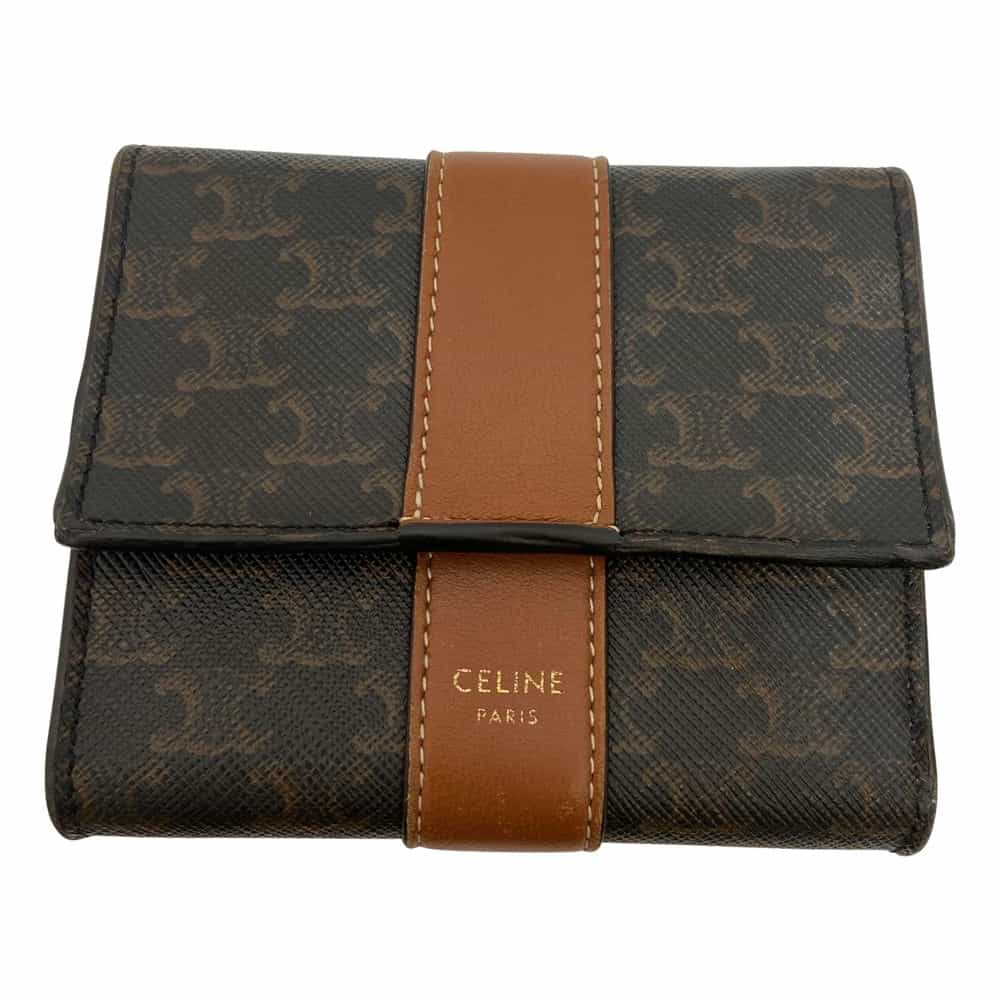 【台北車站館前店】CELINE/對折錢包//