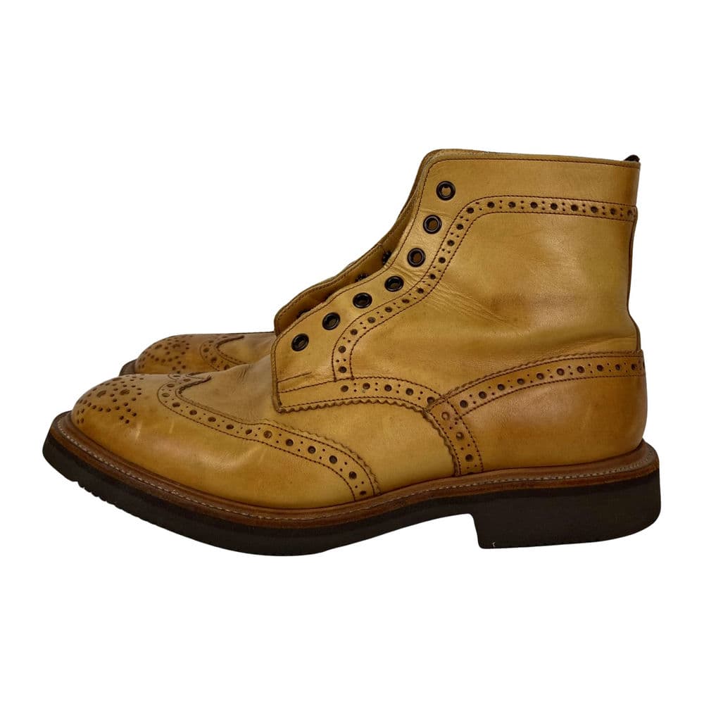 【環球桃園A8店】Tricker’s/綁帶靴/US9/P25108
