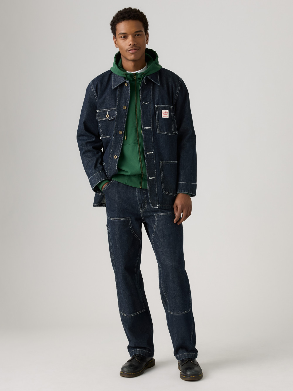 Workwear工裝系列 568™ Stay Loose 繭型工裝牛仔寬褲 / 原色 人氣新品