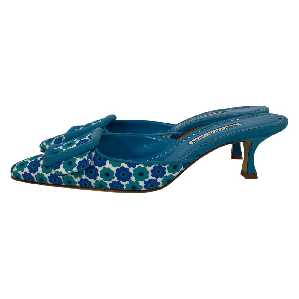 【台中新時代店】MANOLO BLAHNIK/淺口皮鞋/26cm/222-1139-0001