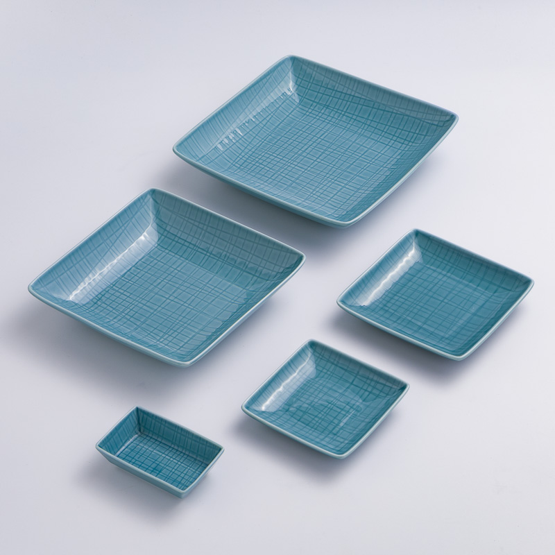 Ice Crack 23cm Ceramic Plate_3