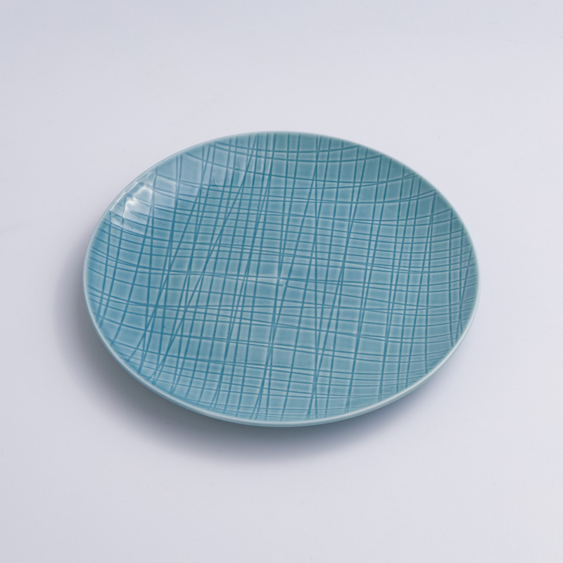 Ice Crack 23cm Ceramic Plate_0
