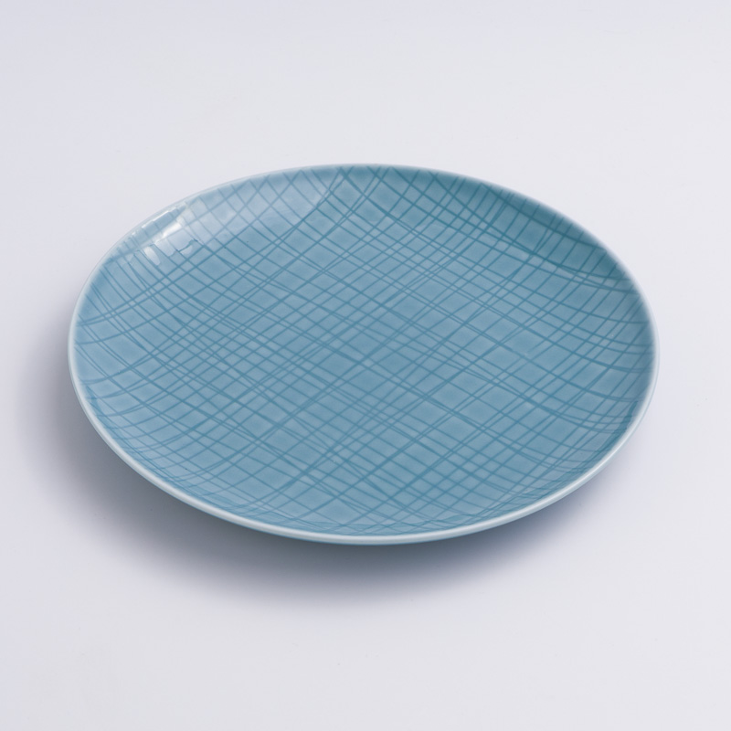 Ice Crack 23cm Ceramic Plate_0