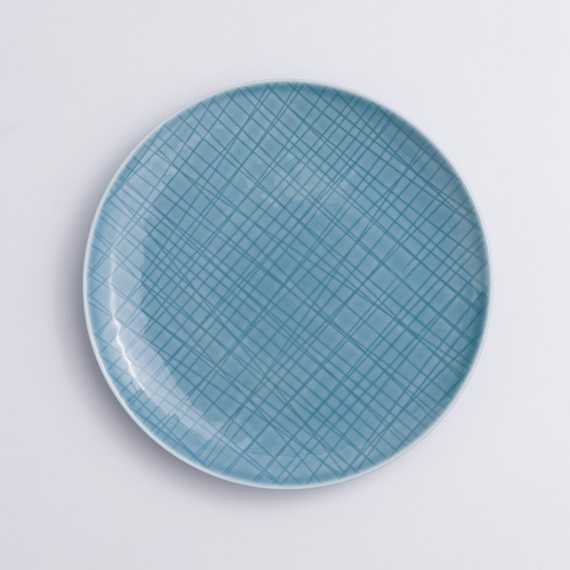 Ice Crack 23cm Ceramic Plate_1