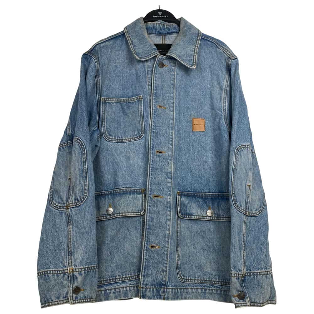 【高雄SKMPARK店】COACH/牛仔外套/M/