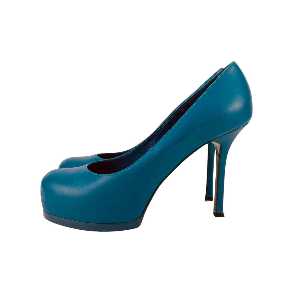 【宜蘭家樂福店】YVES SAINT LAURENT/淺口皮鞋/37/BR209947