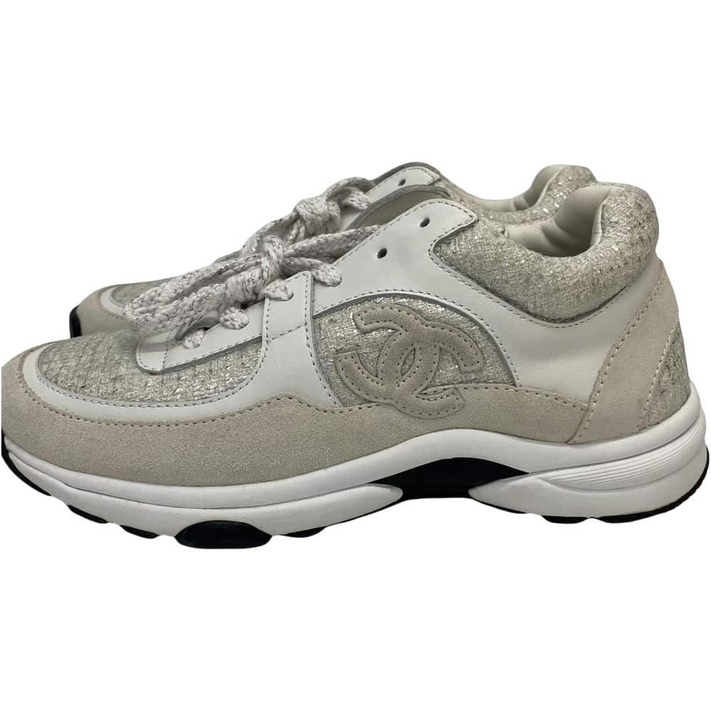 【新莊宏匯廣場店】CHANEL/低筒運動休閒鞋/36/G38299
