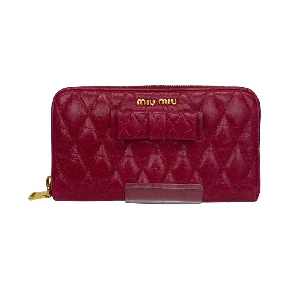 【桃園統領店】MIU MIU/長夾錢包//