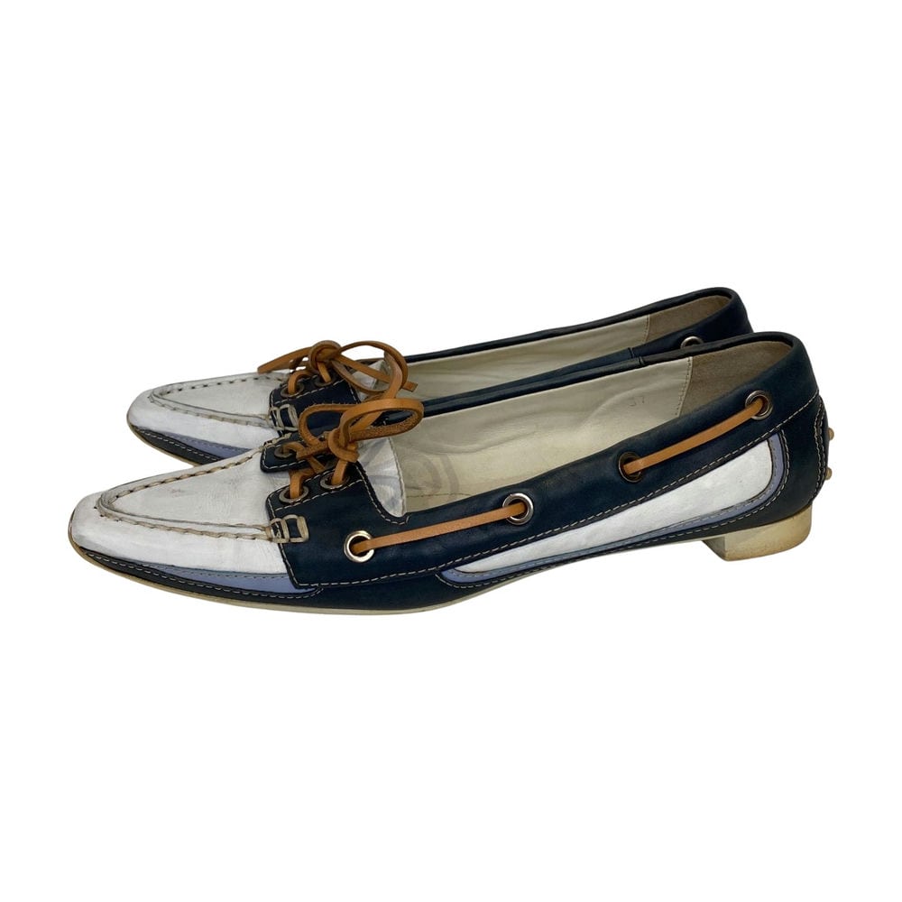 【高雄SKMPARK店】TOD’S/帆船鞋/37/