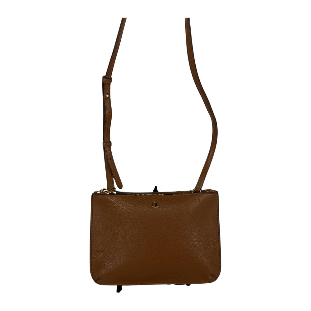 【宜蘭家樂福店】RALPH LAUREN/側背包//faux leather carter crossbody