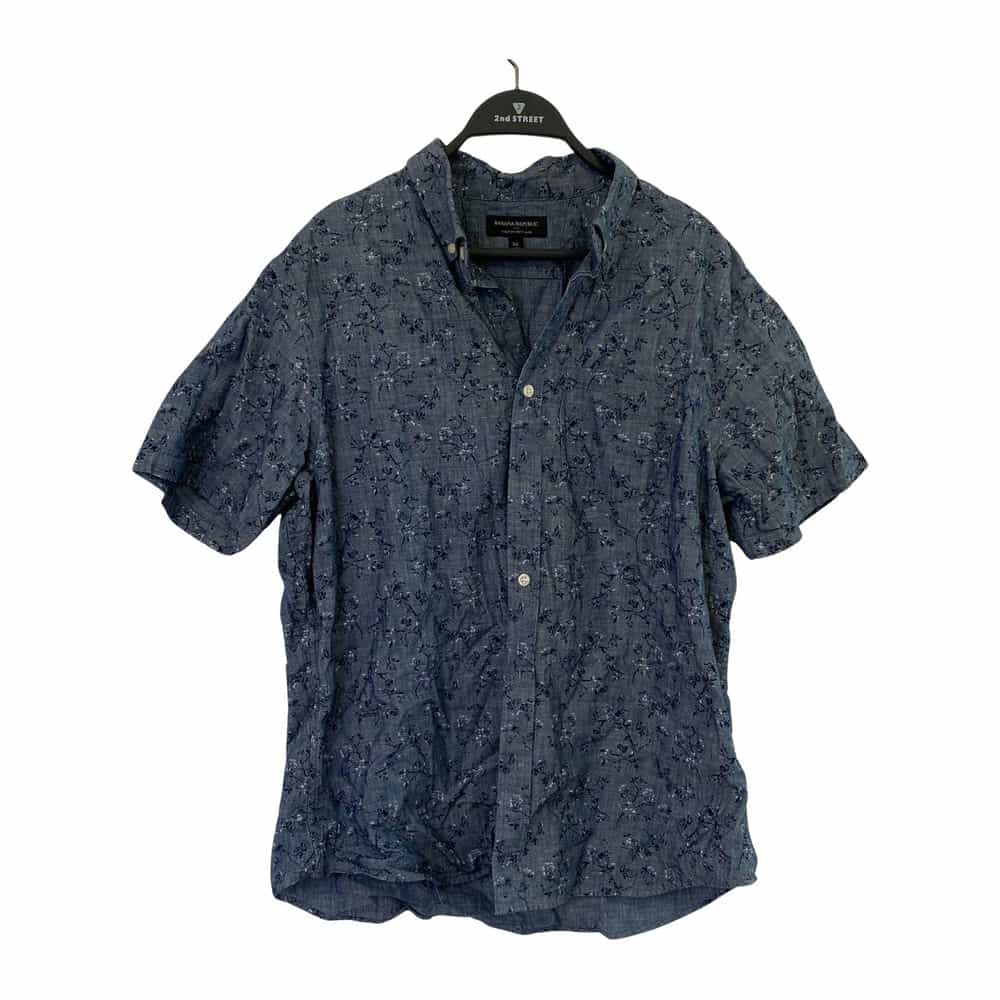 【徐匯廣場店】BANANA REPUBLIC/短袖襯衫/XL/