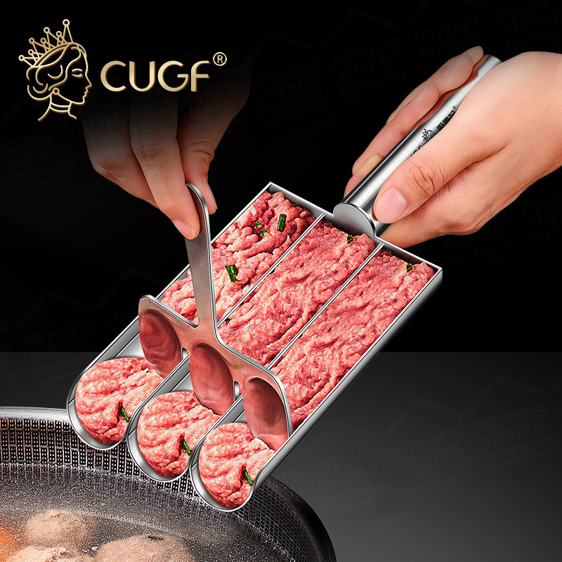 304不鏽鋼肉丸製作器 廚貴妃 CUGF 肉丸模具  肉丸器 魚丸蝦丸製作器 肉餡製作器【ZA0404】《約翰家庭百貨
