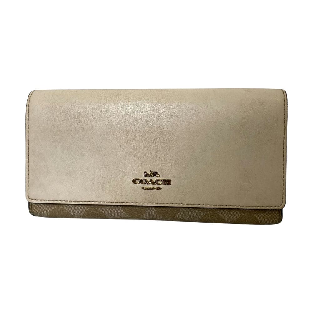 【逢甲福星店】COACH/長夾錢包//