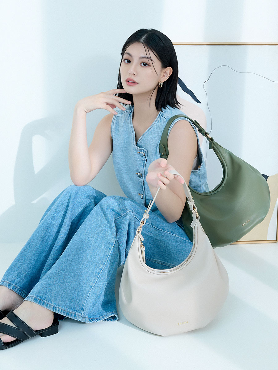 台湾 セメ S’AIME 2way モダンシワ加工立体フラワーバッグ S'AIME 2 way 摩登抓皺立體花包｜ S'AIME東京企劃