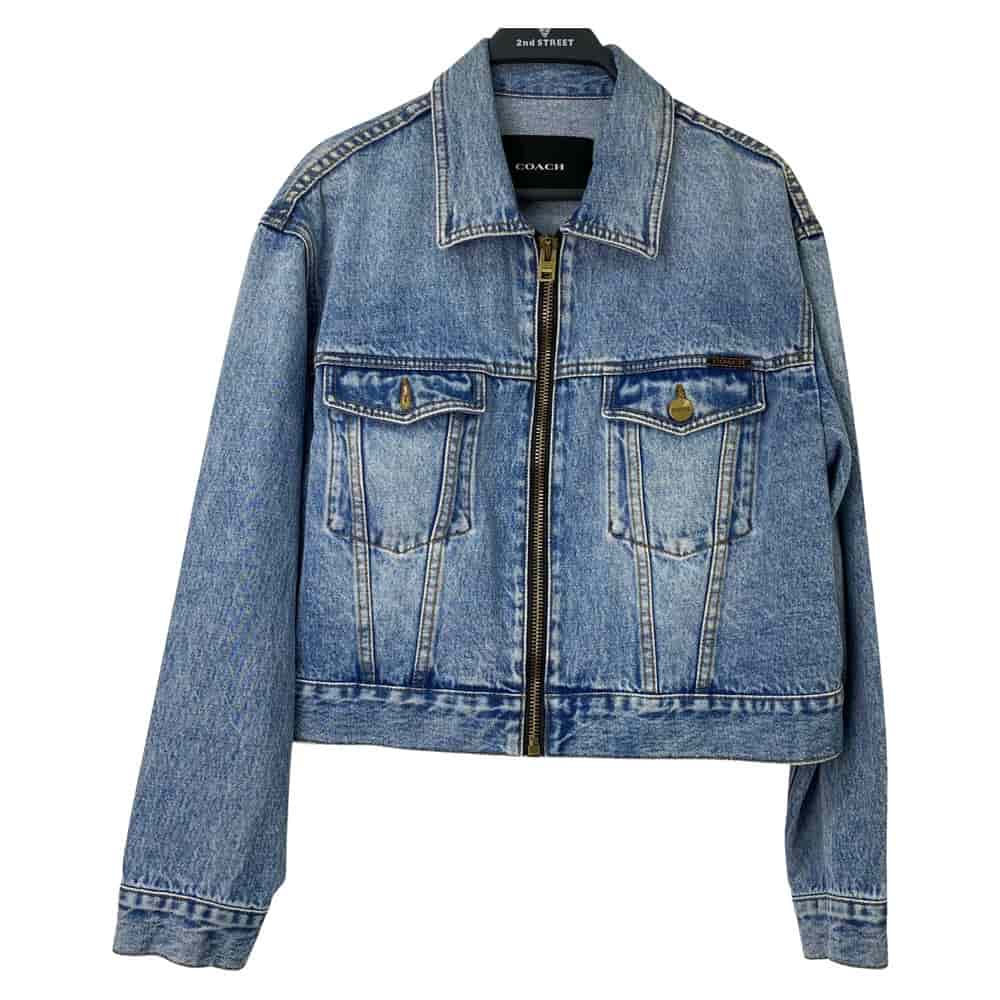 【台中中友百貨店】COACH/牛仔外套/L/CJ291