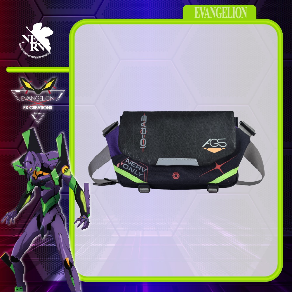 【EVA新世紀福音戰士】初號機 掀蓋側背包 EVA251002-01