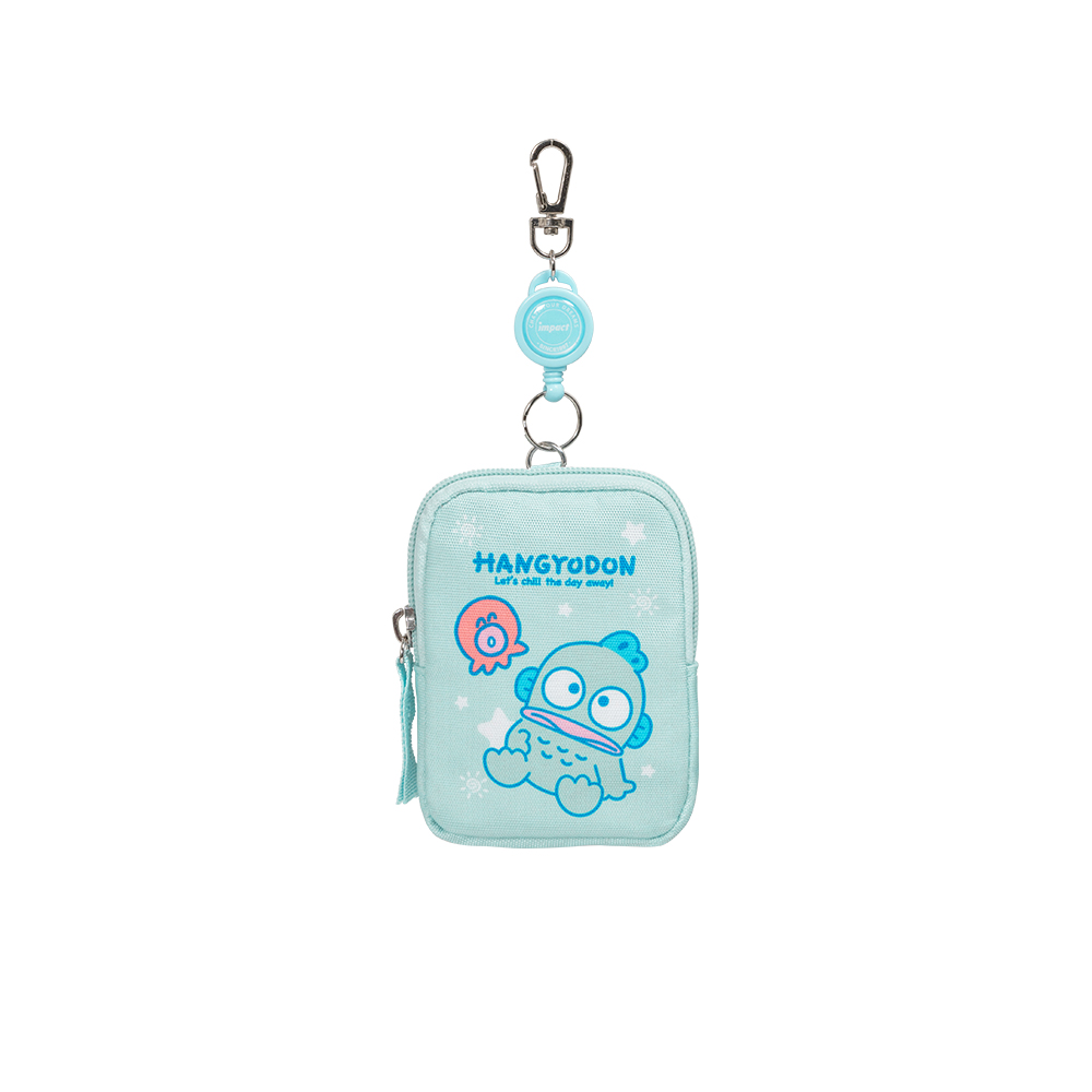 【IMPACT】怡寶 |人魚漢頓Hangyodon 伸縮票卡零錢包 #淺藍 IMHGL01LB (IMKA)