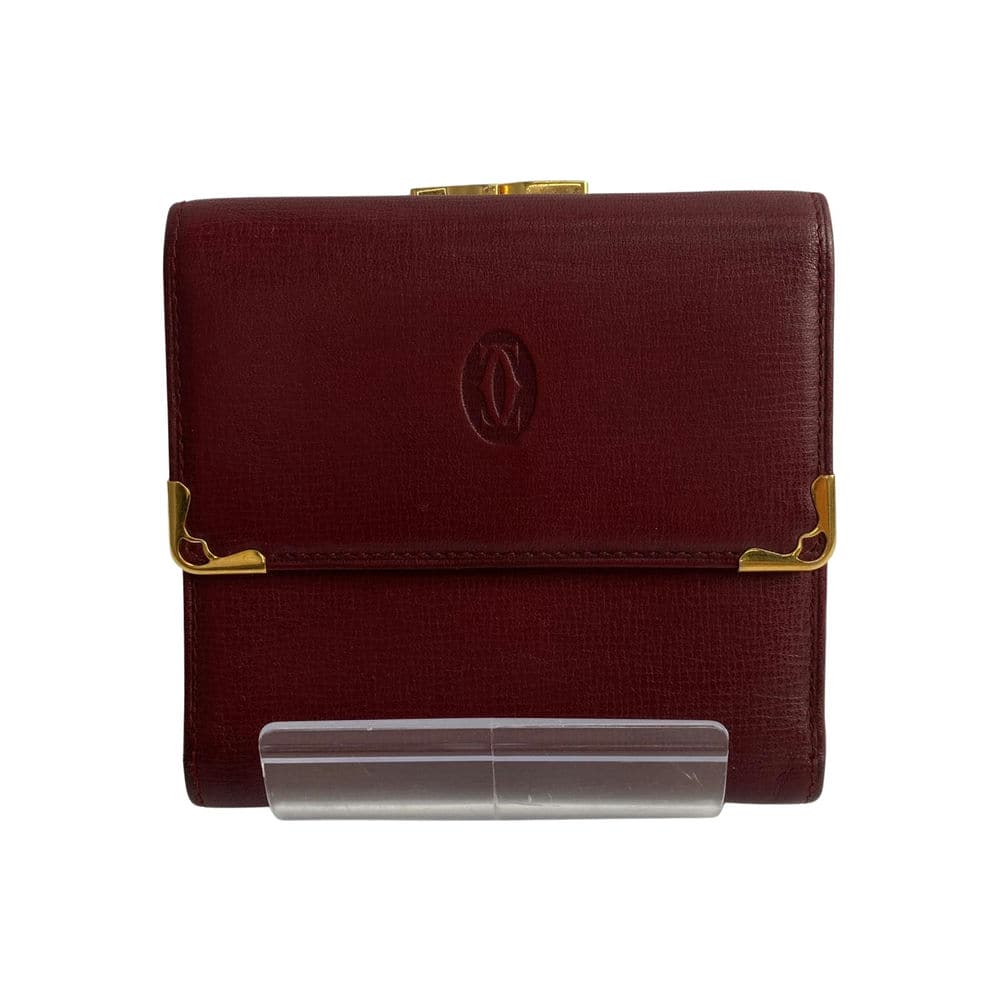 【公館店】Cartier/對折錢包//