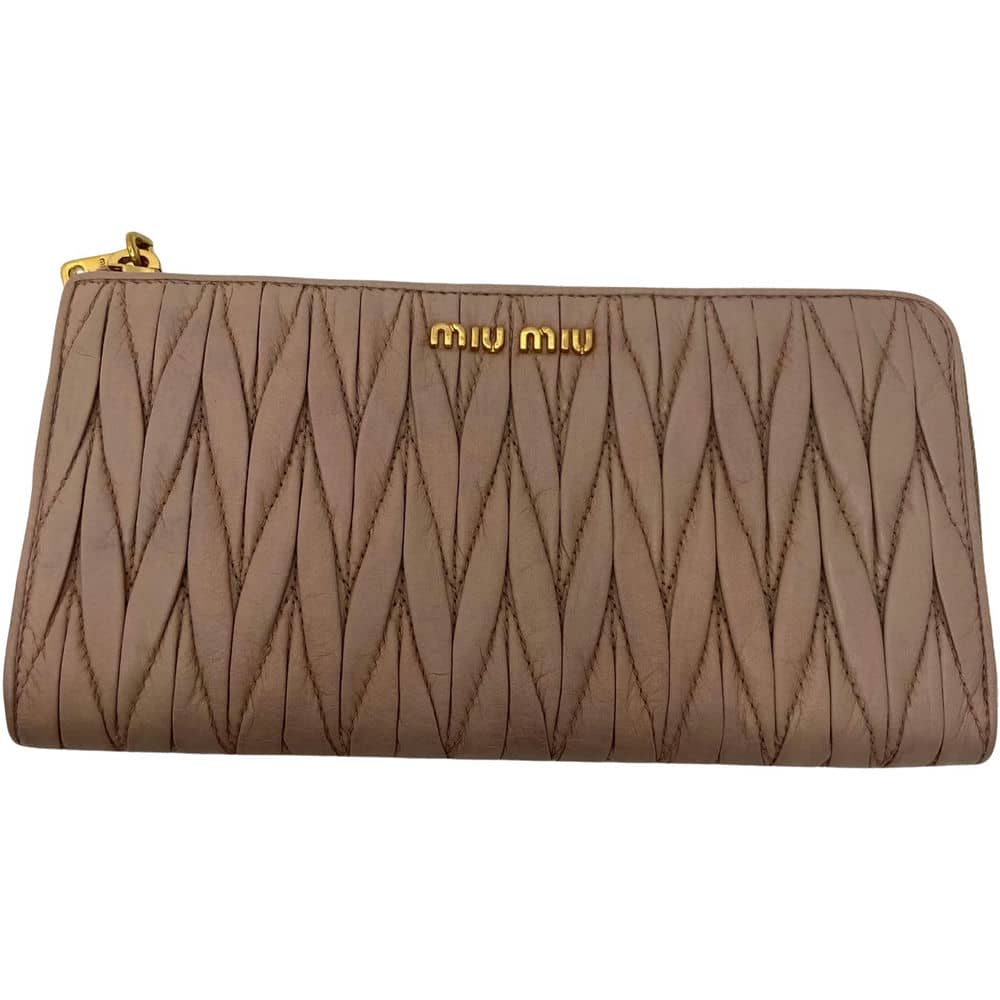 【台北車站館前店】MIU MIU/長夾錢包///2346980235789
