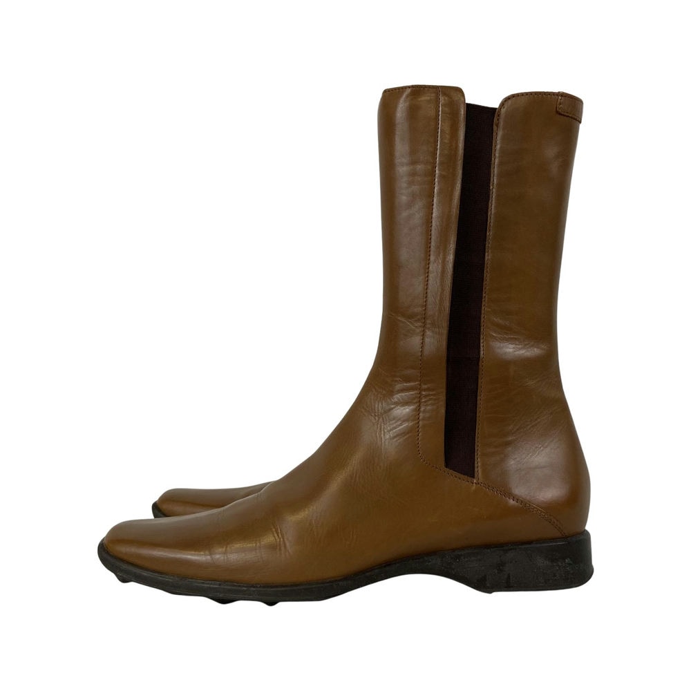 【環球桃園A8店】JIL SANDER/側邊鬆緊靴/37/