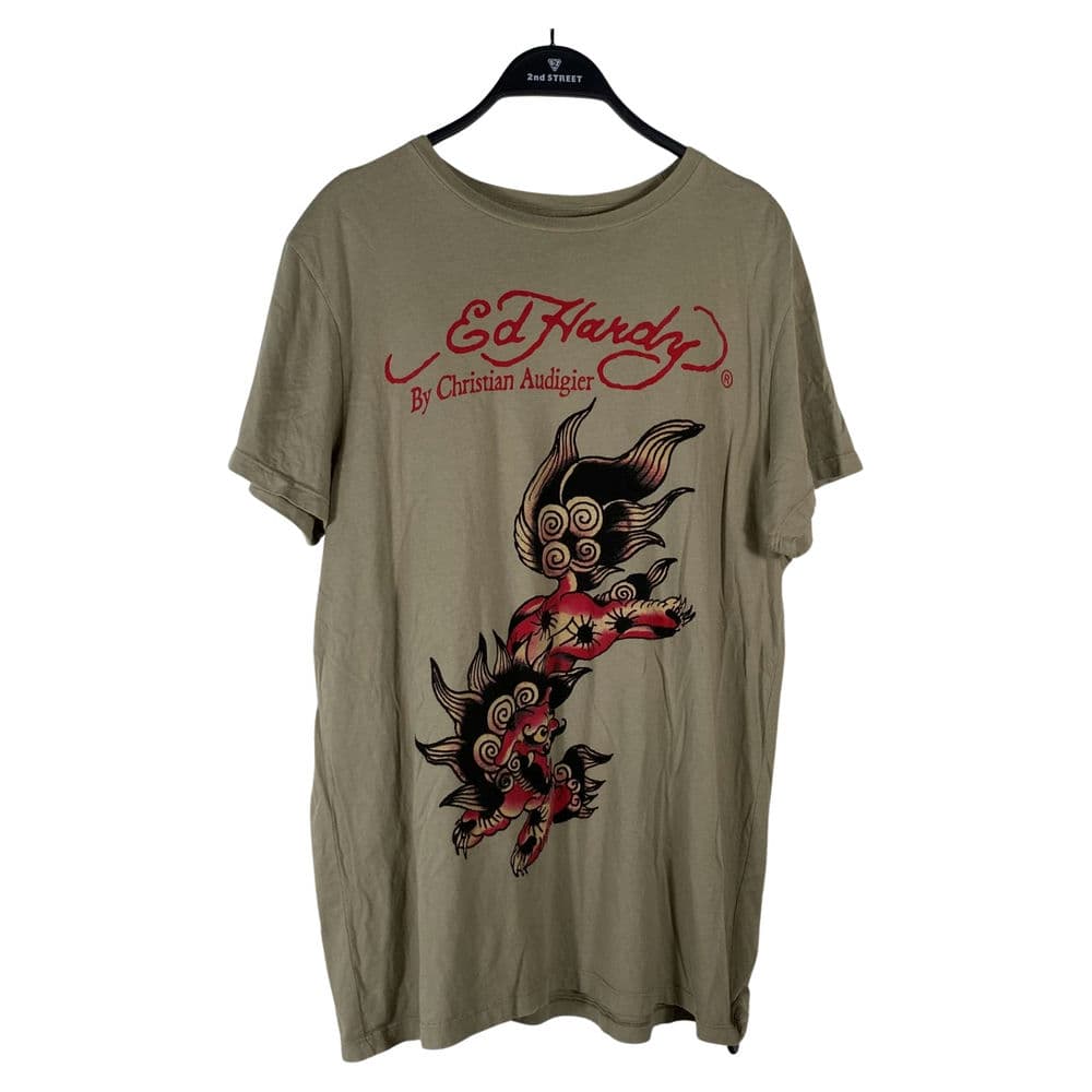 【環球板橋車站店】Ed Hardy/T恤/L/