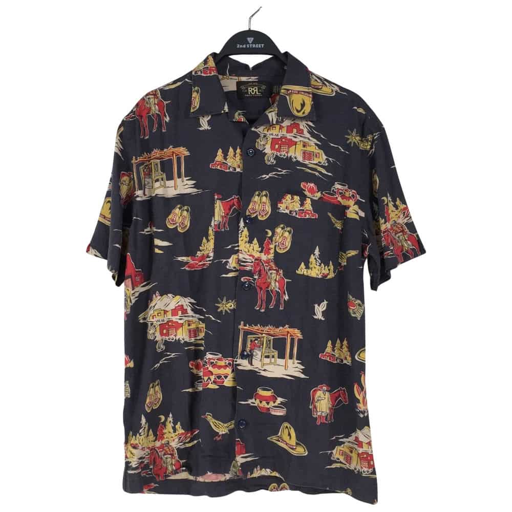 【苗栗尚順廣場店】RRL/短袖襯衫/S/782825646001