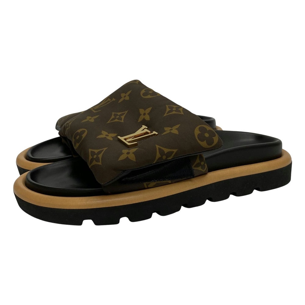 【新竹湳雅廣場店】LOUIS VUITTON/涼鞋/38/SC1222