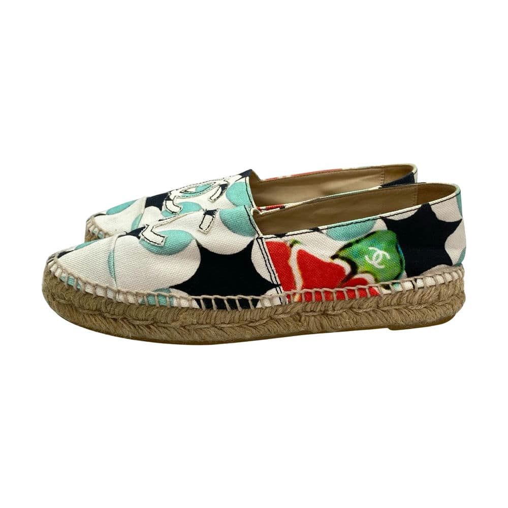 【忠孝復興店】CHANEL/草編鞋/37/g29762/2344250553366